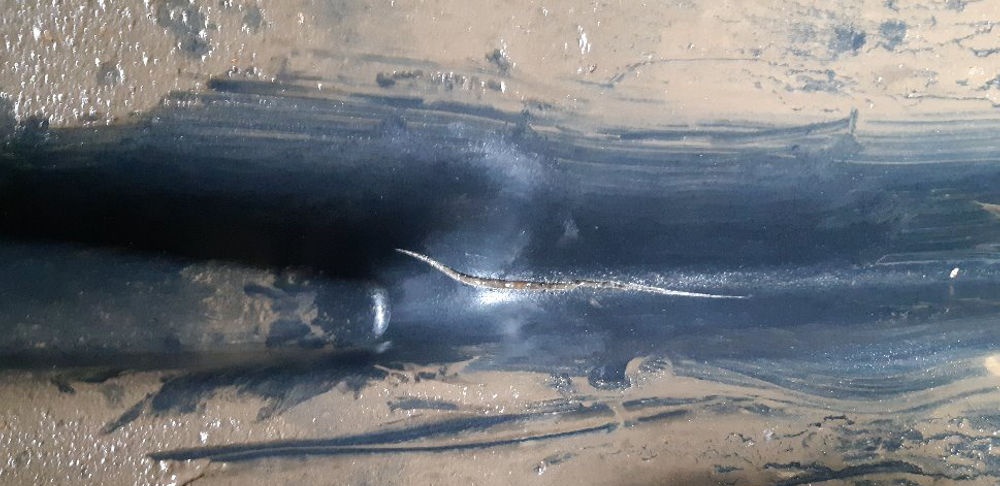 Oprava praskliny v podzemní nádrži
