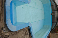 Fotogalerie. vytvoření kompletní plastové vložky, čili nový bazén ve starém